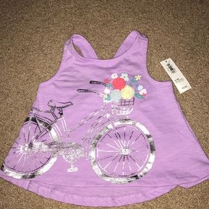 Baby girl graphic tank top